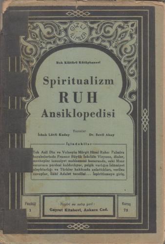 SPİRİTUALİZM RUH ANSİKLOPEDİSİ 1-4 fasikül bir arada