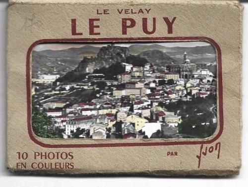 Fransa Le Velay Le Puy Şehri Mini Fotoğraf Albümü