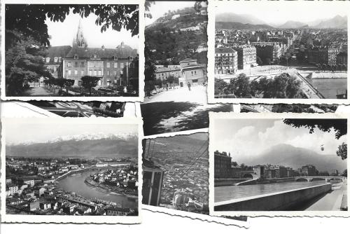 Fransa Grenoble Şehri Souvenir Photo Album