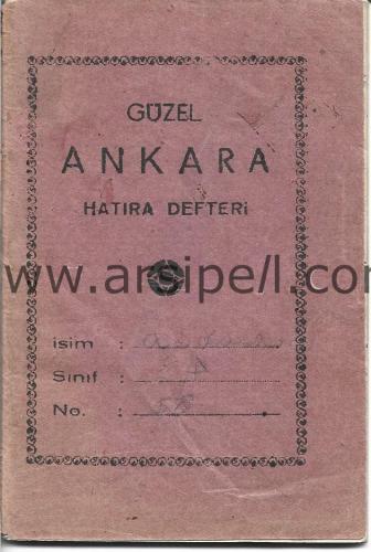 Güzel Ankara Yazılı Hatıra Defteri