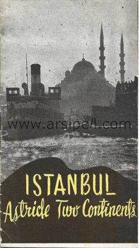 1956 İstanbul İngilizce Broşür