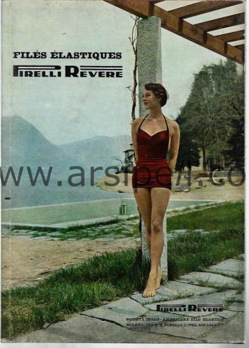 Pirelli Lastik Firmasının Erken Dönem Kadın İç Çamaşır Kataloğu (Frans