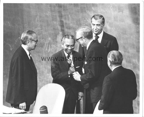 Endenozya Başbakanı Adam Malik Birleşmiş Milletlerde Fotoğraf 1971