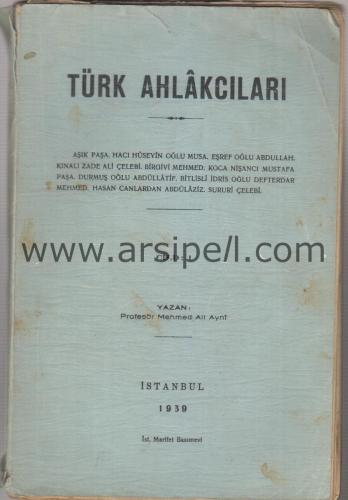 TÜRK AHLAKÇILARI - CİLD:1