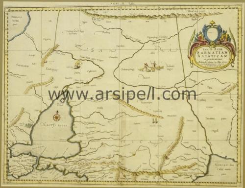 Caucasus / Kafkasya Haritası / Bakır baskı harita / 1698 (yaklaşık)