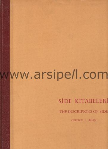 SİDE KİTABELERİ / THE INSCRIPIONS OF SIDE (CİLTLİ)
