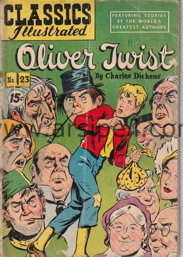 Oliver Twist No 23 Classics illustrated / 1945 /