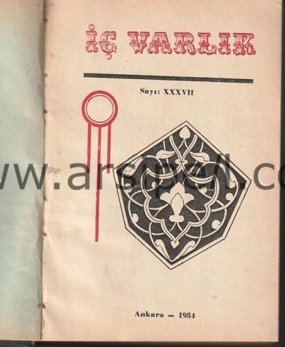 İÇ VARLIK - Metapsişik Tebliğler ve Araştırmalar dergisi cilt 37-48