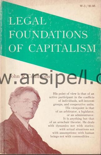 Legal Foundations of Capitalism