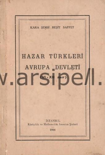 Hazar Türkleri Avrupa Devleti (VI-XII Asır)