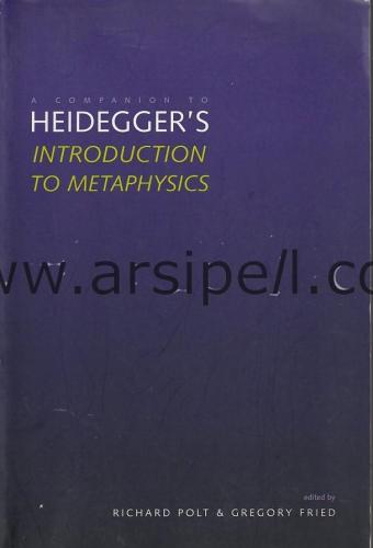 A Companion to Heidegger's Introduction to Metaphysics