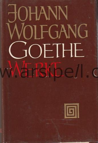 Goethes Werke . I-II-III (tkm)