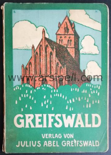 GERMANY GREIFSWALD Gezi Rehberi Almanca 1914