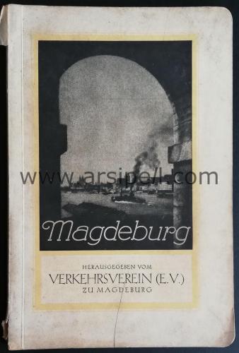 GERMANY MAGDEBURG Gezi Rehberi Almanca 1925