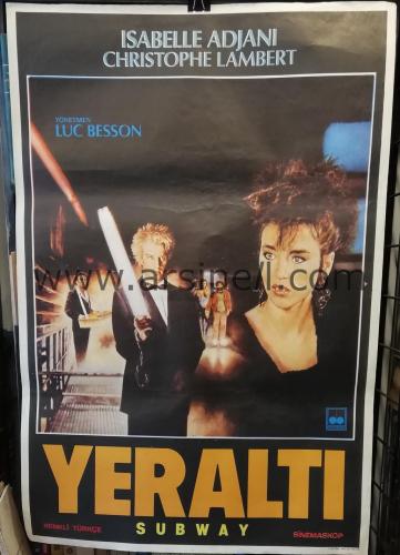 Yeraltı / Subway / 1985 Sinema Afişi