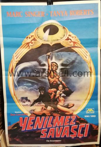 Yenilmez Savaşçı / The Beastmaster / 1982 Sinema Afişi