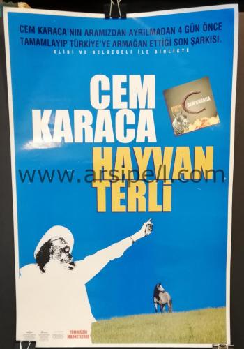 Cem Karaca - Hayvan Terli Albüm Tanıtım Afişi