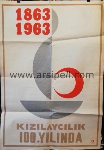 Kızılay 100 Yaşında Reklam Afişi