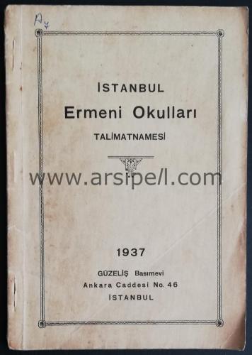 İstanbul Ermeni Okulları Talimatnamesi