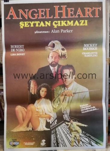 ŞEYTAN ÇIKMAZI Orjinal Film Afişi - ANGEL HEART Movie Poster / 1987 Ro