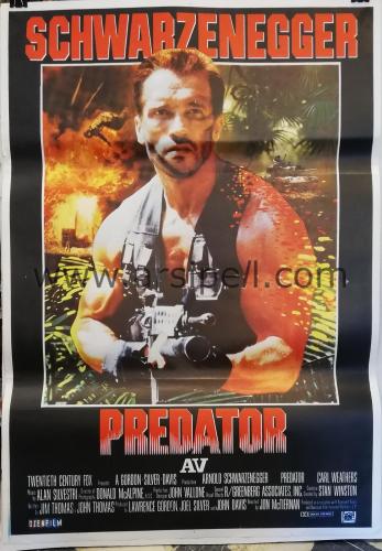 Predator (Av) Orjinal Sinama Afişi / Arnold Schwarzenegger