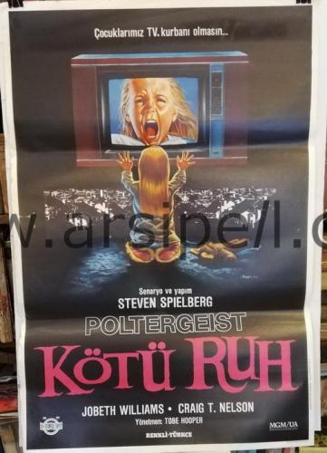 Kötü Ruh Sinema Afişi / 1982 / Poltergeist / JoBeth Williams Heather O