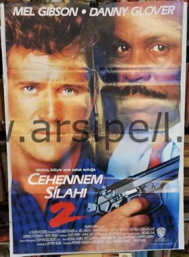 Cehennem Silahi 2 Sinema Afişi / 1989 / Mel Gibson