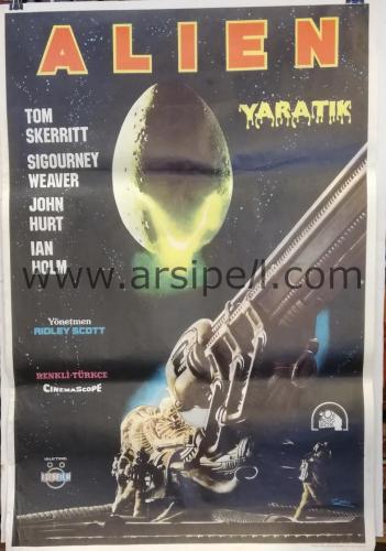 Alien / Yaratık / Sinema Afişi / 1979 / Sigourney Weaver Tom Skerritt 