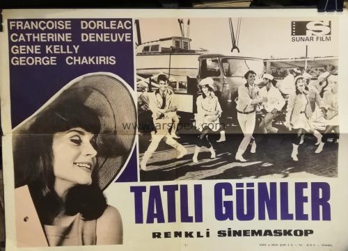 Sinema Afişi - Tatlı Günler / 1969 / Les demoiselles de Rochefort / Fr