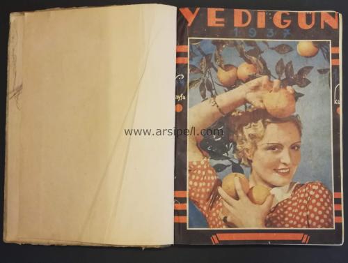 Yedigün Mecmuası Cilt / 1937 / Sayı 199-224