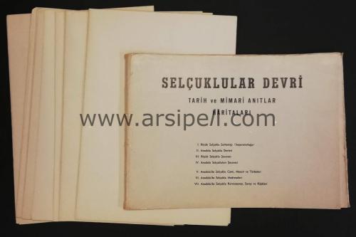 SELÇUKLULAR DEVRİ TARİH VE MİMARİ ANITLAR HARİTALARI- haritalar tamdır