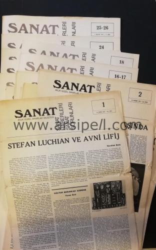 Sanat Aylık Güzel Sanatlar Gazetesi Sayı 1-26 Arası eksiksiz