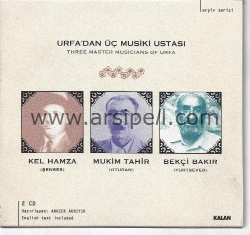 Urfadan Üç Musiki Ustası (2 Cd+Kitap) Kel Hamza , Muhim Tahir, Bekçi B